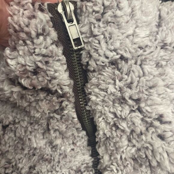 ENTRO Women’s Vest‎ Size 1X Sherpa Zip Up Brown - Picture 6 of 8
